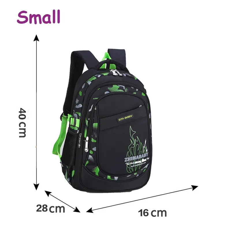 sac d'école enfants sacs à dos décontractés en nylon grande taille sacs d'école pour étudiants 7-14 ans sac à dos d'école étanche pour garçon sac à dos pour enfants