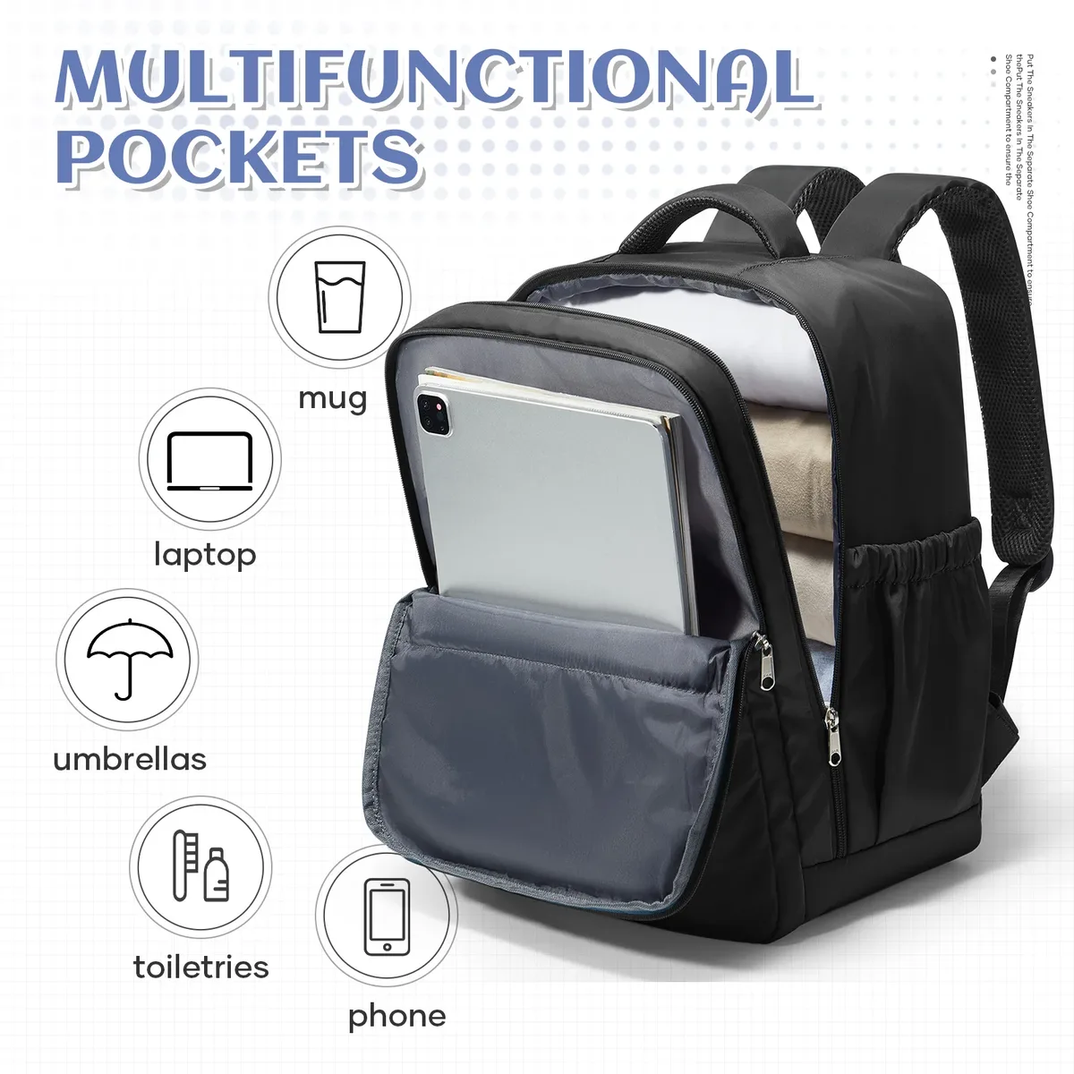 sac à dos de voyage pour avion 40x30x20, sac à dos de cabine pour bagages à main wizzair, sacs pour ordinateur portable pour hommes et femmes, sac d'école pour étudiants