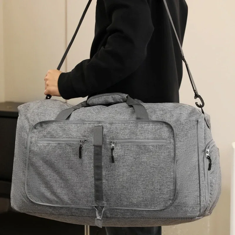 sac à main de voyage pliable, sac de sport de fitness de grande capacité, sac de rangement multifonctionnel à compartiment à chaussures indépendant