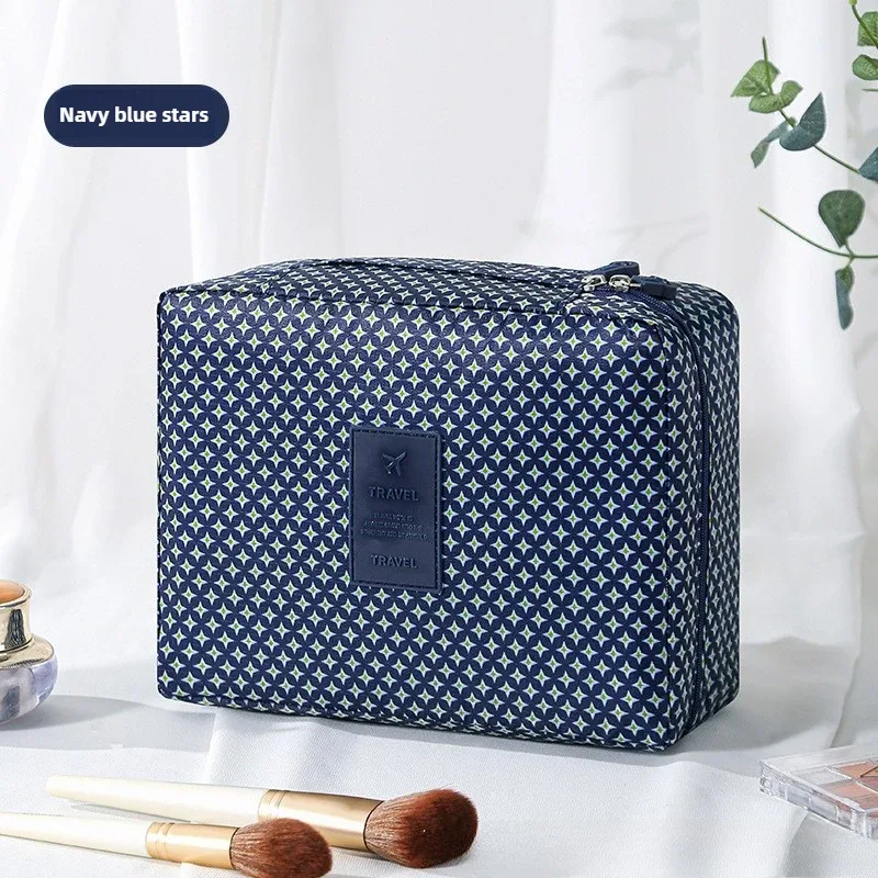 grande trousse de toilette pour femmes, sac de voyage imperméable pour cosmétiques, organiseur de maquillage avec ouverture facile, étui de rangement beauté