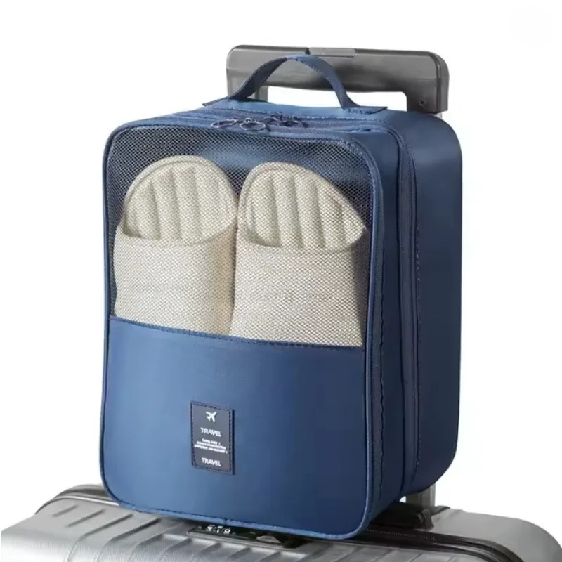 sac de rangement pour chaussures de voyage, sac de rangement en maille respirante diagonale lavée, pour plusieurs paires de chaussures, boîte à chaussures portable pour les voyages d'affaires