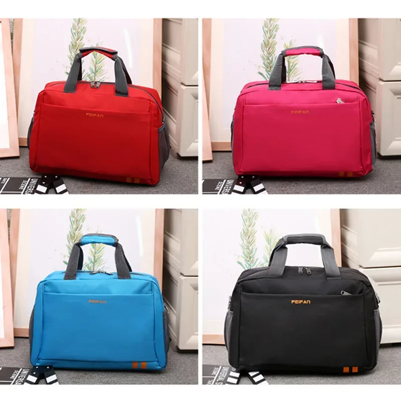 sac de voyage de grande capacité pour femmes et hommes, sac de sport d'affaires, cubes d'emballage, sac à main étanche pour bagages, sacs à bandoulière fourre-tout