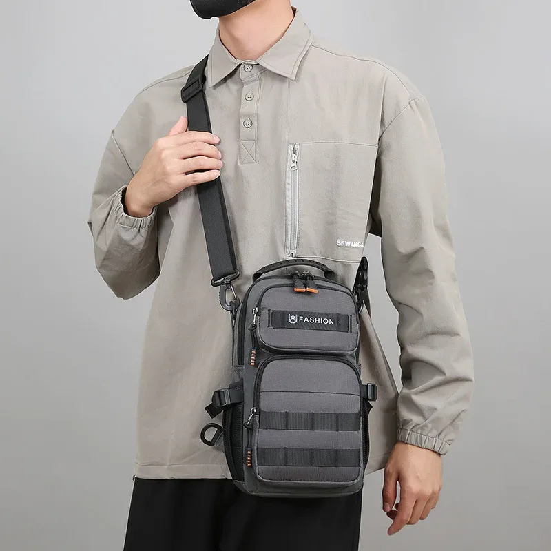 sac dos oxford université polyester rubans hip hop gris kaki noir bleu compact trapze forme pratique usage journalier