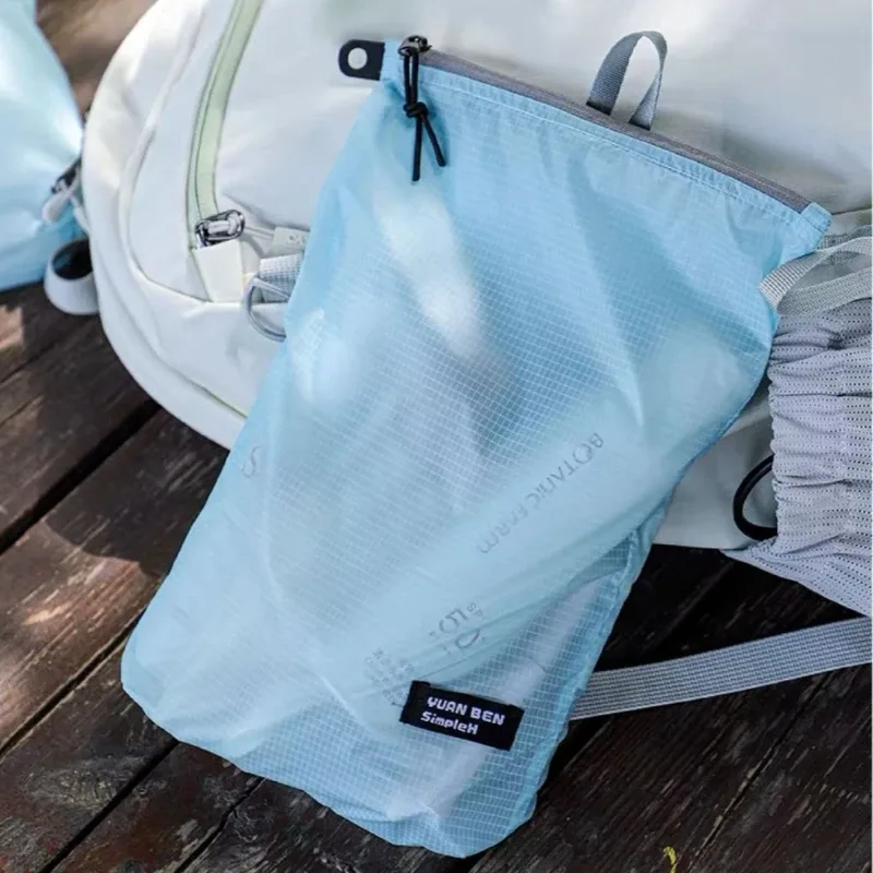 pochette de voyage imperméable en silicone, sac de rangement extérieur ultra-léger pour vêtements, articles de toilette, natation, voyage d'affaires