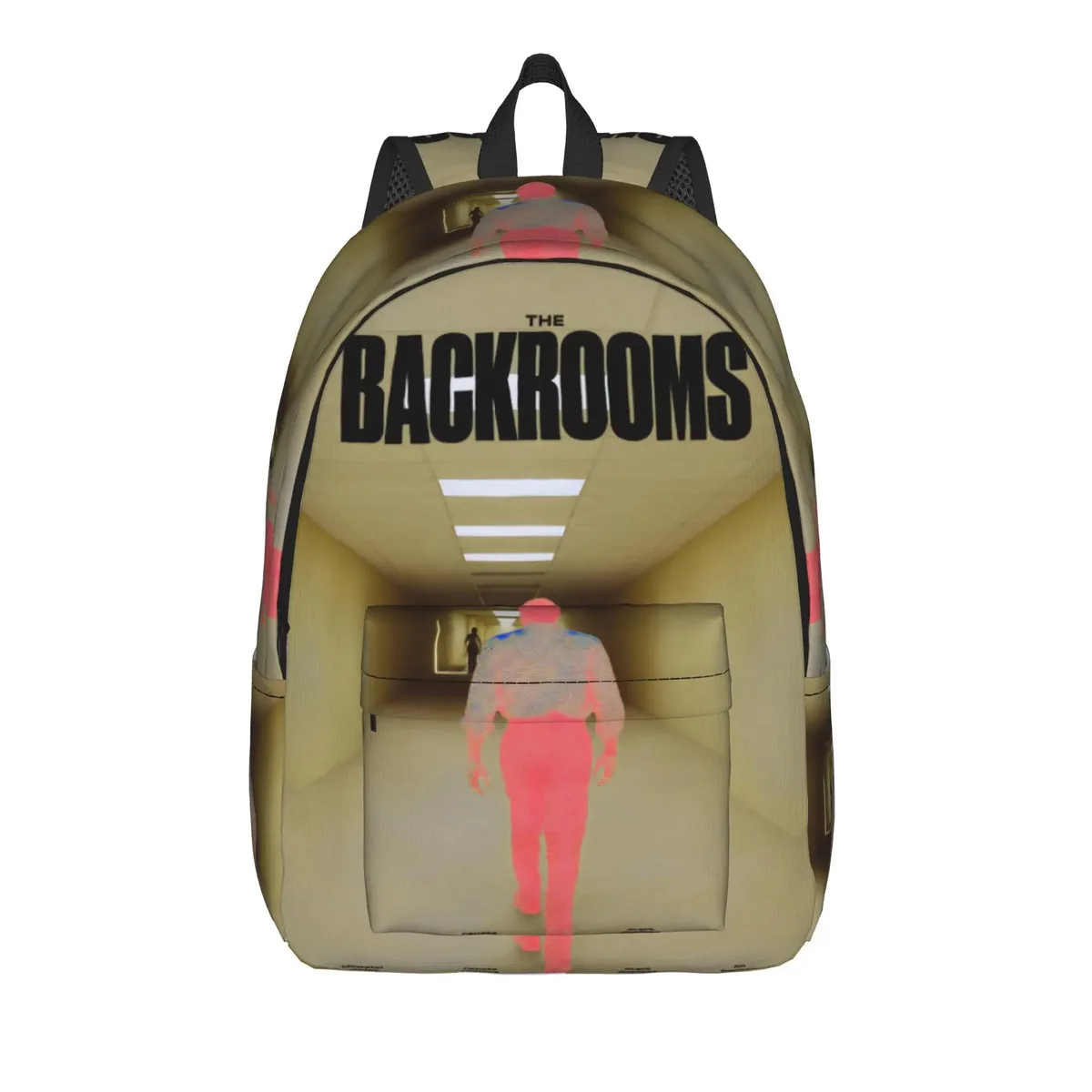 sac dos polyester jaune vif motif film couloir ultra léger voyage ecole universite femmes bandoulière ordinateur portable extérieur