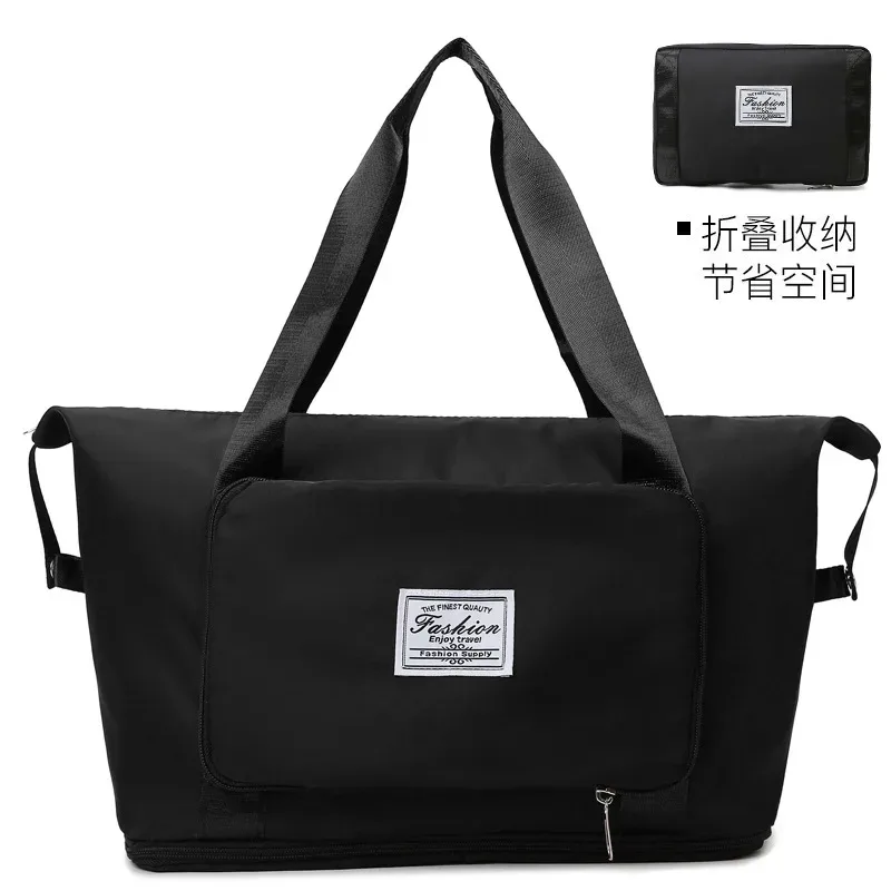 nouveau sac de voyage grande capacité pour courts séjours, avec séparation sec/humide, sac de sport et de natation, bagage pliable à main en tissu oxford résistant à l'eau