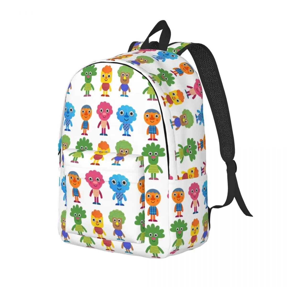 nrellux & pals-sac à dos en toile avec poche pour homme et femme, micro sac à dos super simple et cool, sacs de voyage pour pépinière, sac à dos pour chansons, sac à dos universitaire