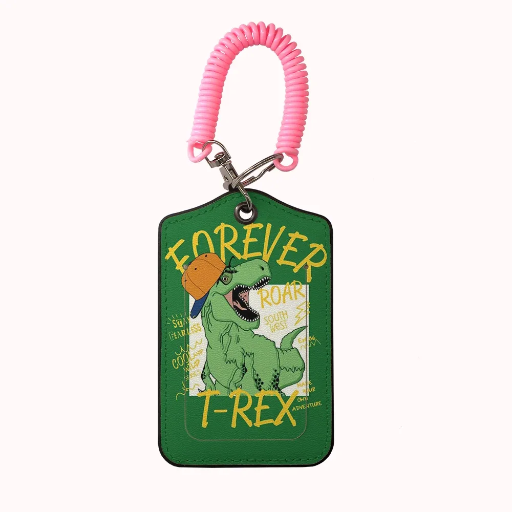 étiquette de bagage professionnelle en cuir hot animalsdinosaur team, étiquette d'adresse pour valise, étiquette d'identification nominative pour bagage de cabine