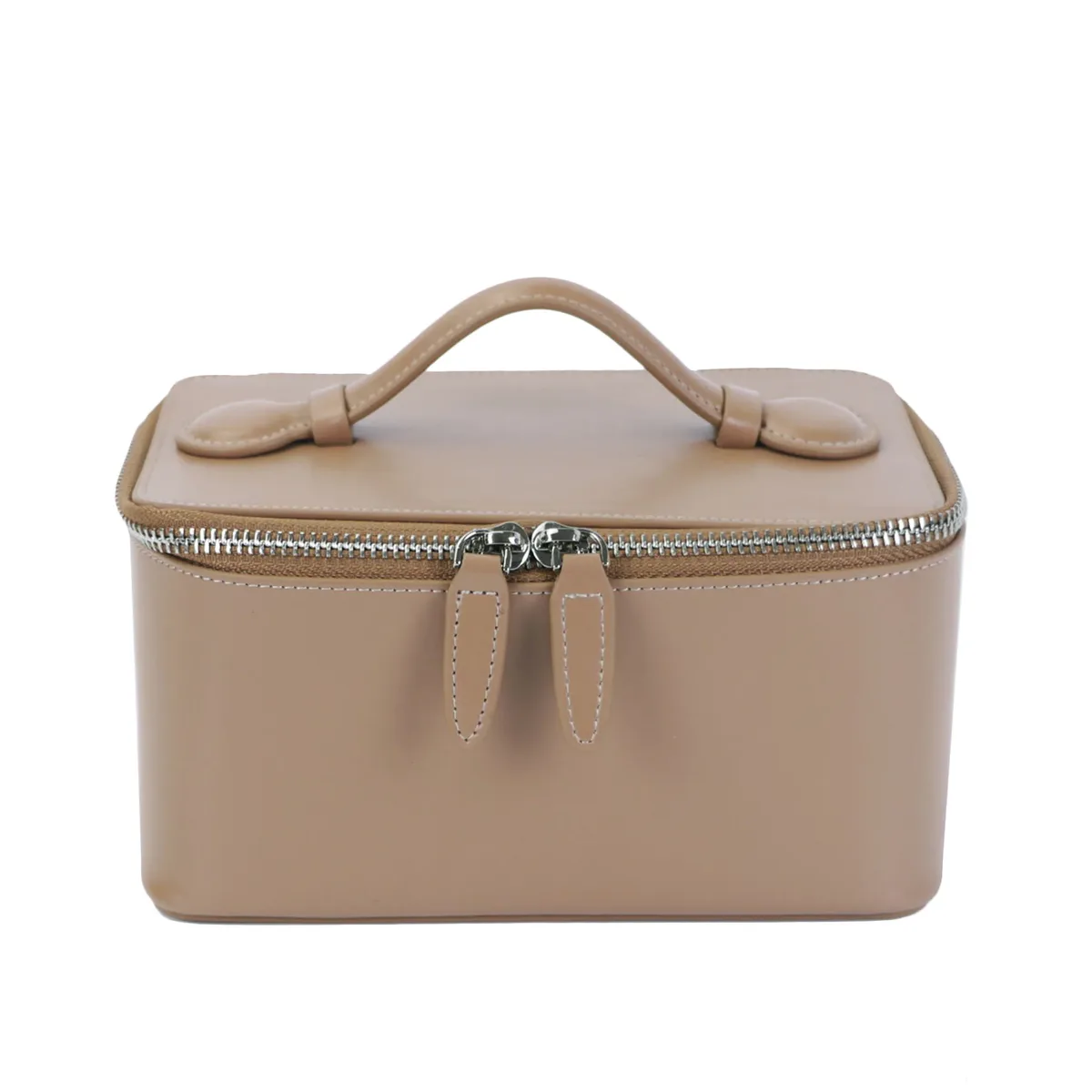 saffiano – trousse de toilette de voyage en croûte de cuir pour femmes, sac portable suspendu, boîte de rangement de maquillage, kit dopp, sac à cosmétiques pour femmes