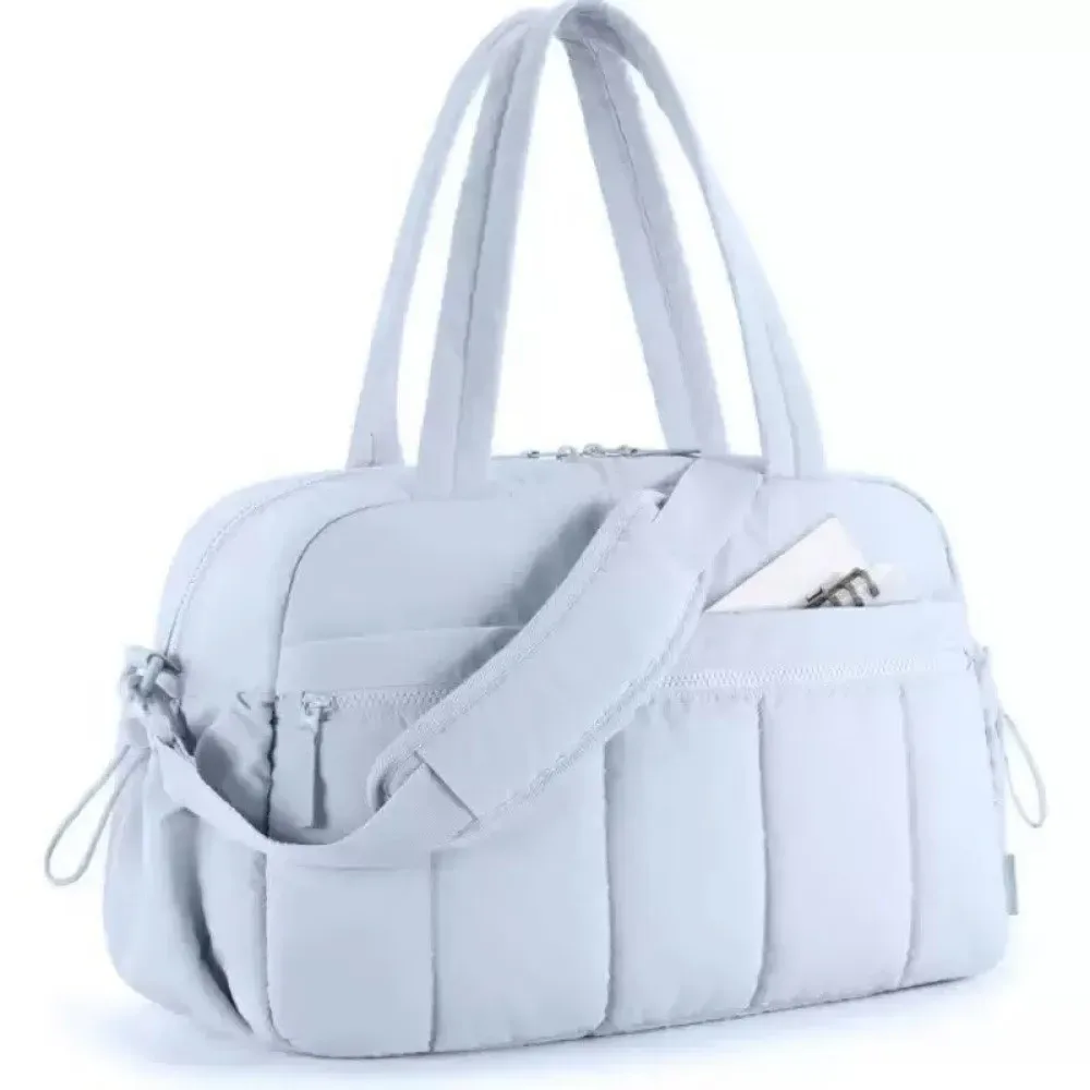 sac de sport en nylon cloud, grande capacité, léger, sac à main de yoga, sac de sport, séparation sèche et humide, imperméable, sac de rangement pour bagages