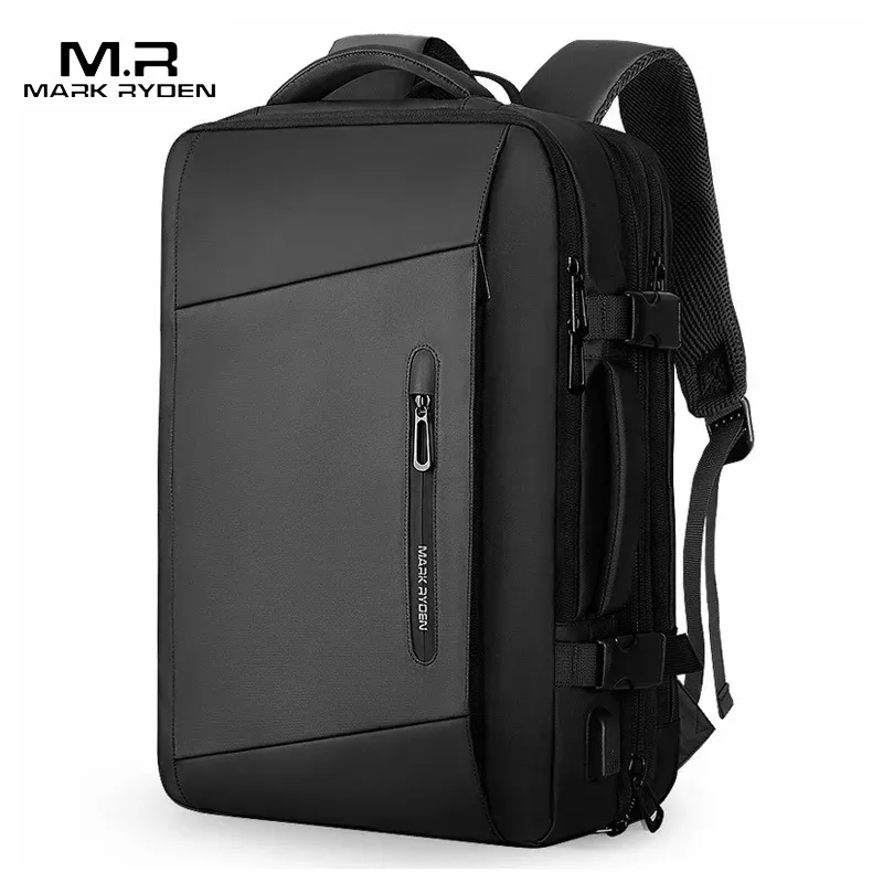 mark ryden 17 pouces sac à dos pour ordinateur portable imperméable homme sac usb recharge multicouche espace voyage homme sac anti-vol mochila