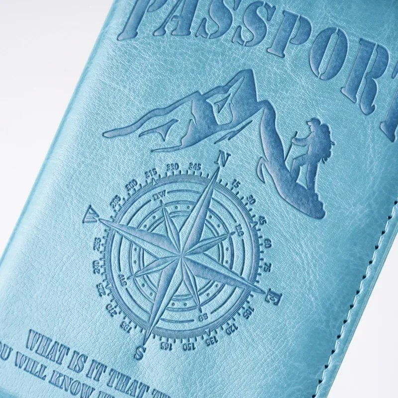 passeport cover passport holder, compass printed document change, ticket réinitialisation, passport wallet, travel wallet, id card holder, unisex, 2025