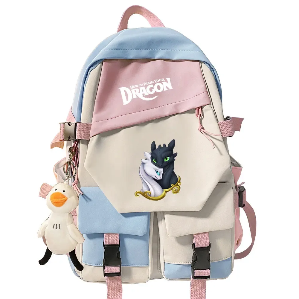 sac à dos pour filles et garçons « comment dresser son dragon », sac à dos pour l'école, sac à dos pour adolescents, femmes, voyage, ordinateur portable, sac à dos pour étudiants, mochila