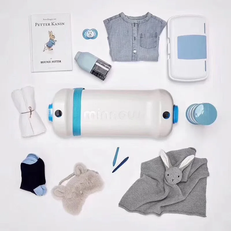 valise de voyage pour bébé avec roulettes, lit d'avion multifonctionnel, nouveau design, bagage en pp, lit pour enfants, valise créative