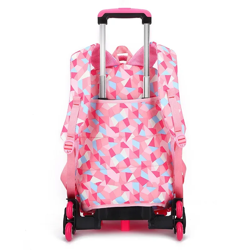 sacs à dos d'école à roulettes pour enfants, sacs à roulettes, sac d'école étanche pour adolescentes, sac de voyage à roulettes pour enfants