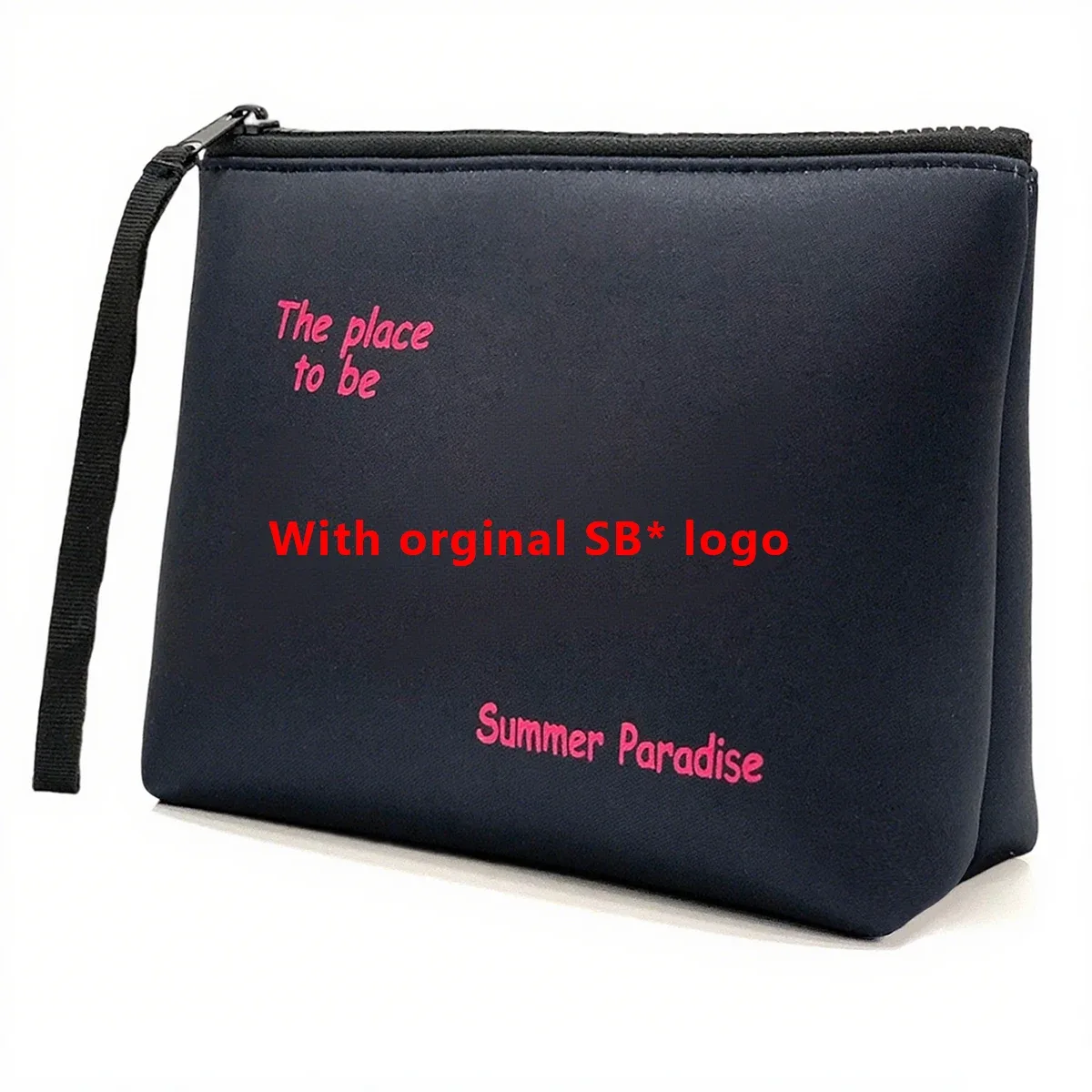 pochette de voyage en néoprène, trousse de toilette, sacs de maquillage en néoprène à la mode pour femmes, sacs à cosmétiques de grande capacité