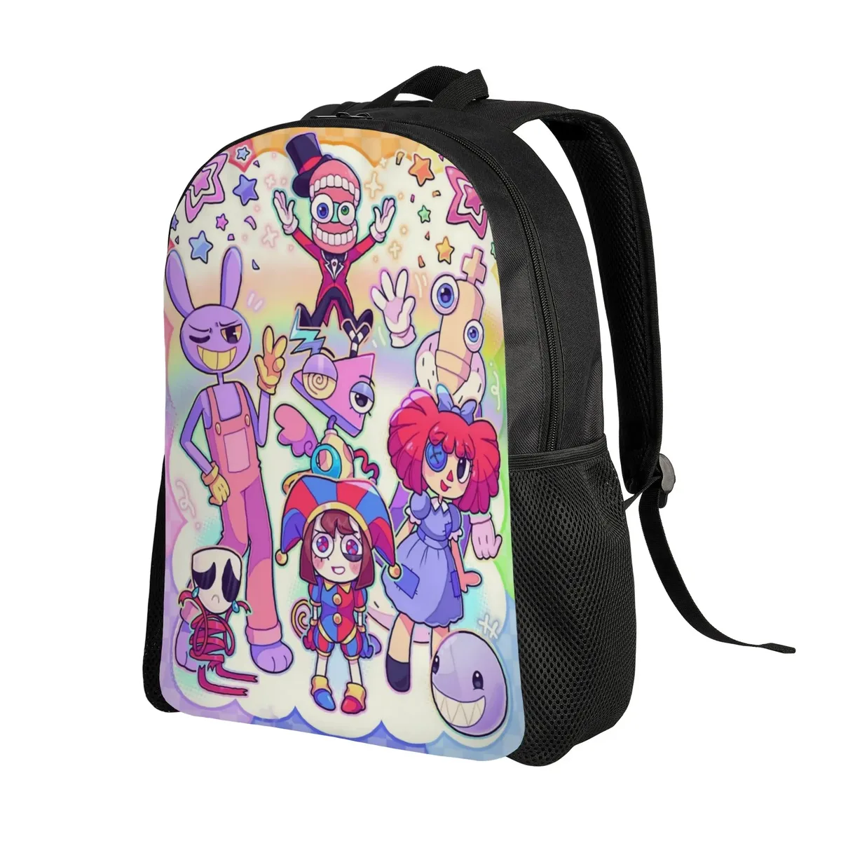 Sac à dos mignon de dessin animé P-Pomnis J-Jaxs, sac à dos de sport pour lycée, randonnée, voyage, T-TADCs, sac à dos pour hommes et femmes, sacs en toile pour ordinateur portable