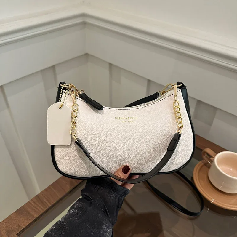 sac à bandoulière en cuir pu pour femmes, sac à bandoulière avec sangle réglable, fermeture à glissière, sac à main décontracté pour le travail et les voyages