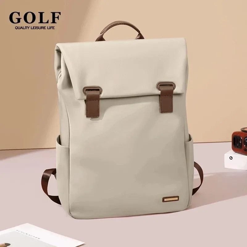 Sac à dos de GOLF élégant pour femmes, sacs à dos esthétiques de voyage étanche pour ordinateur portable 15 6 pouces, sacs de luxe antivol pour femmes, tendance 2024