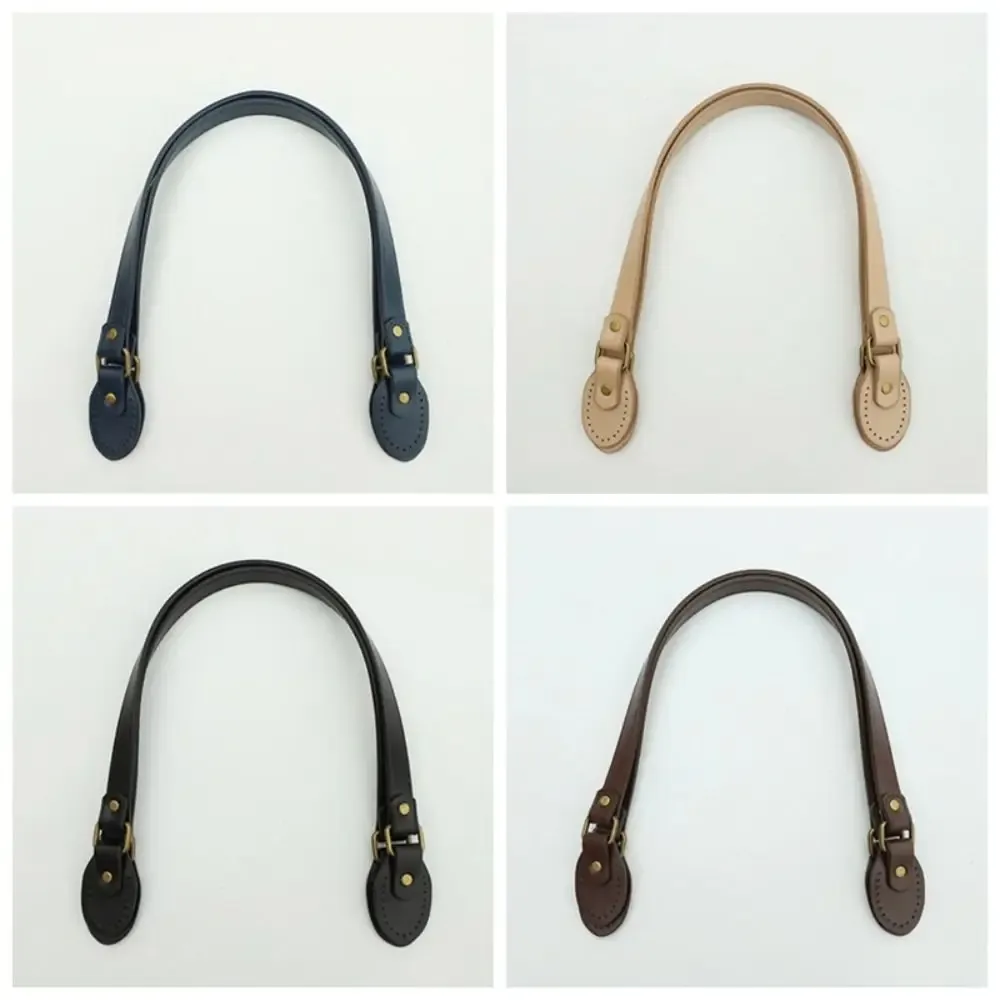 1 pièce 52x2cm Sangles et poignées de remplacement en cuir PU pour sacs à bandoulière et sacs à main femme, accessoires de sac DIY