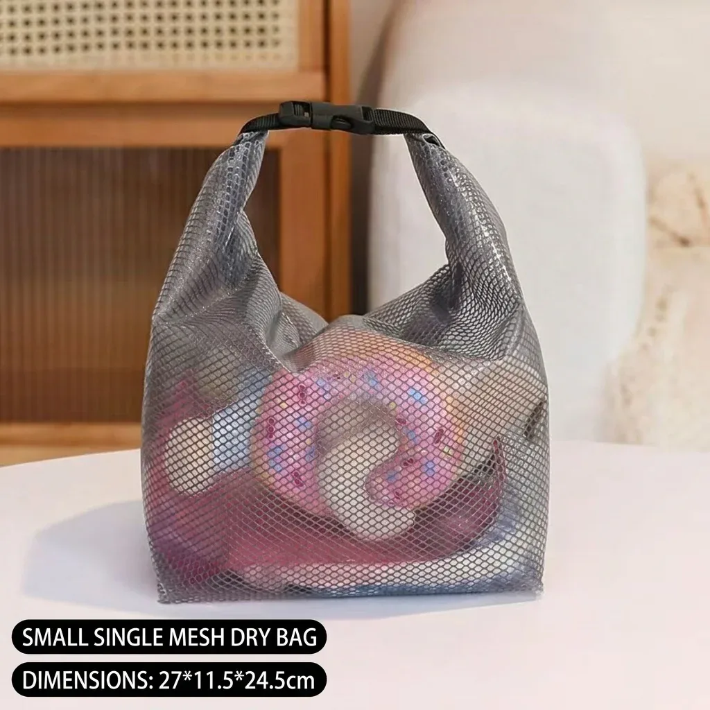 sac de toilette de voyage pour hommes et femmes, grande capacité, avec cordon de serrage, imperméable, pour la natation et la salle de bain