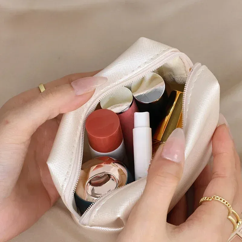 mini trousse de maquillage pour femmes, sac à cosmétiques, mode, pu, poudres de maquillage, rouge à lèvres, poudres, voyage, petite pièce de monnaie, sac de rangement