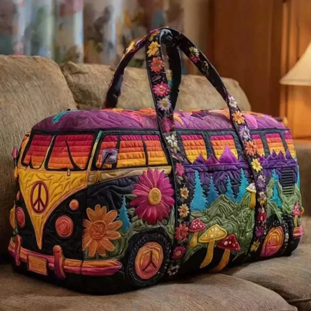sac de voyage matelassé grande capacité, sac de sport matelassé 3d, sac fourre-tout, sac à main pour courtes distances