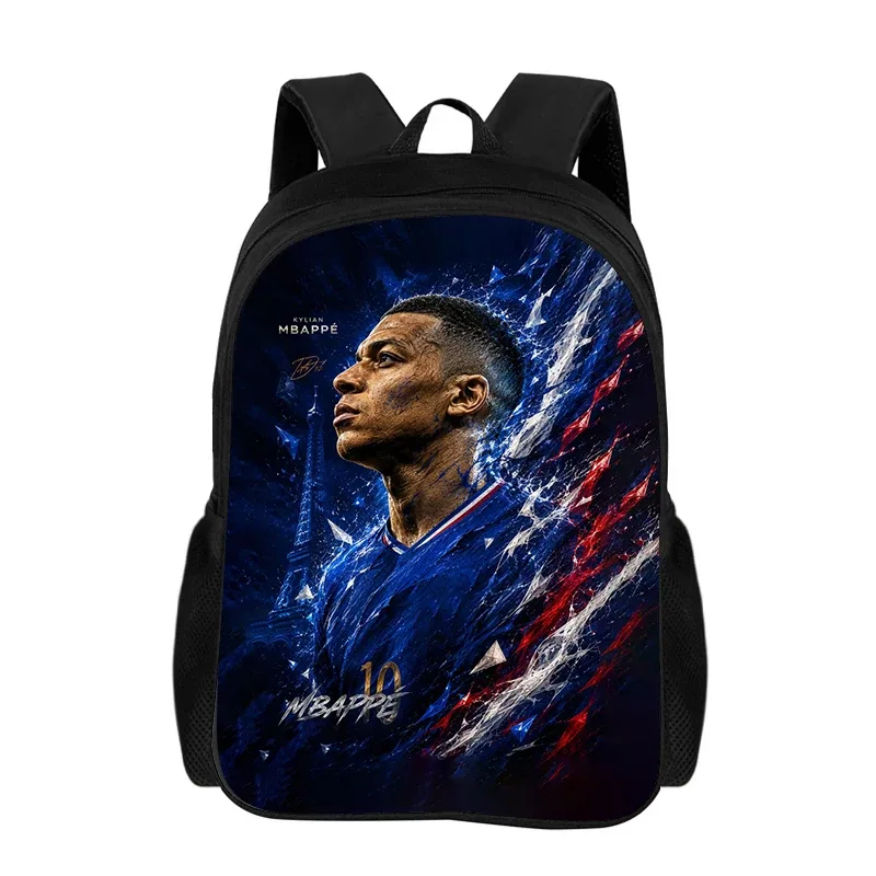 sac à dos m-mbappe pour l'école et les voyages, sac à dos pour enfant, sport de football, sac à dos pour enfants, sac à dos de star du football, cadeau