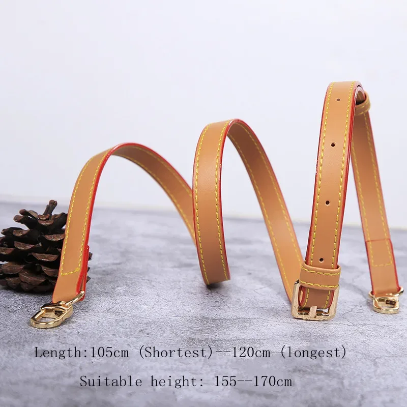 sac femme beige abricot kaki sac à bandoulière incliné sangle ceinture réglable 105 ~ 120 cm