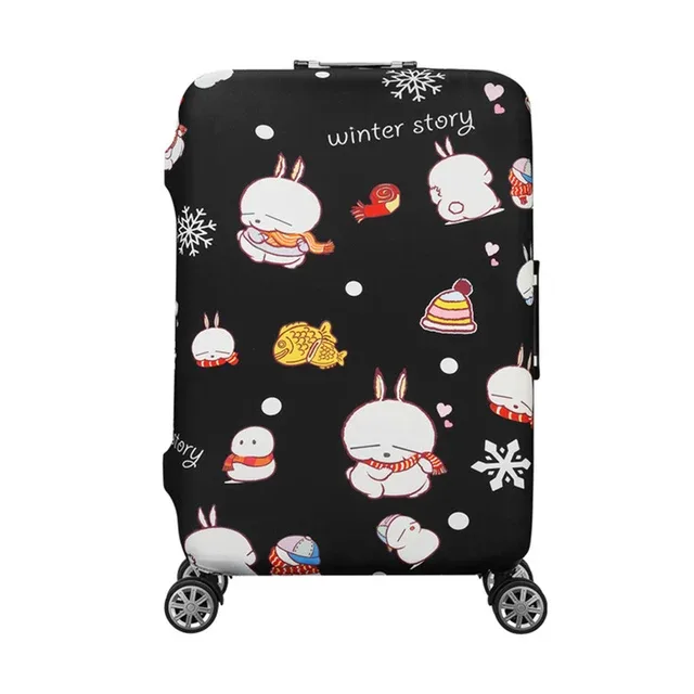 juste de protection élastique pour valise de voyage, housse anti-poussière pour bagages, accessoires de voyage de l'unicef, 18 en effet-32