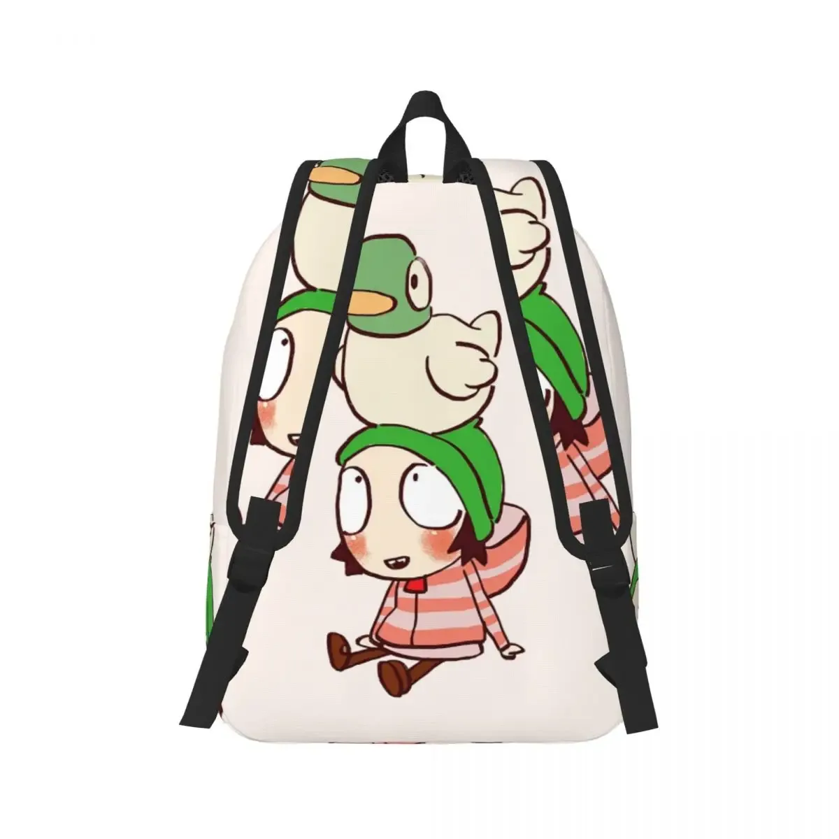 i draw sarah and duck sac à dos d'étudiant, sac d'école, sac à dos de randonnée, sac de voyage pour hommes et femmes, sac à dos à la mode, sacs à bandoulière