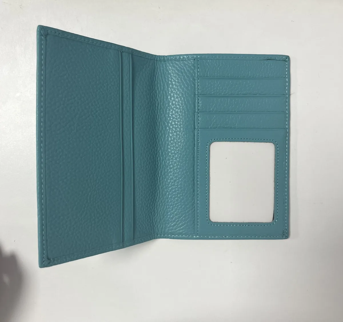 portefeuille porte-passeport personnalisé en cuir, sac à documents de grande capacité pour hommes et femmes, couverture de passeport en cuir pratique