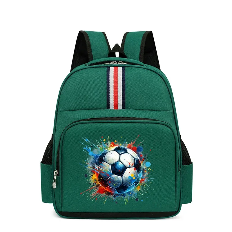 sac à dos multifonction pour enfant, imprimé football, interconnexion, élève du primaire, ventilateur de football, voyage en plein air, sacs d'école primaire