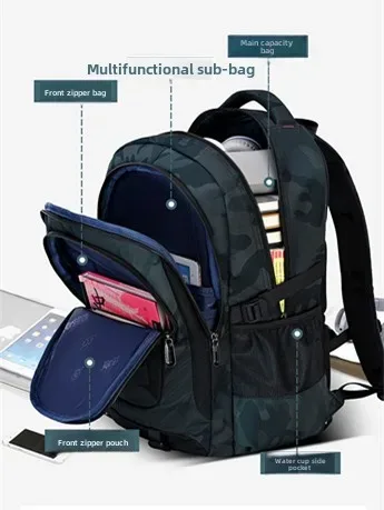 lot de 3 sacs à dos pour hommes, sacs d'école pour femmes, sacs de voyage à bandoulière pour garçons 2026, grands sacs d'étudiant, sacs à dos scolaires pour hommes, mochila