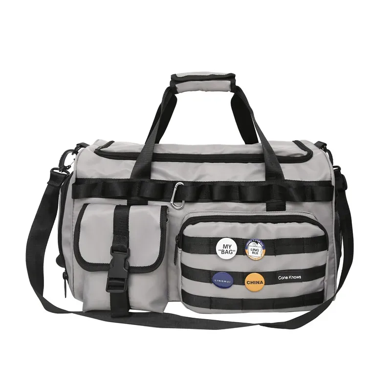 sac de voyage en nylon grande capacité – sac à dos sport imperméable pour hommes et femmes