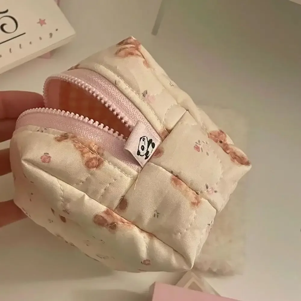sac de maquillage en forme d'ours de dessin animé de haute qualité, sac de rangement pour bijoux, rouge à lèvres, grande capacité, sac cosmétique, organisateur de voyage, pochette portable