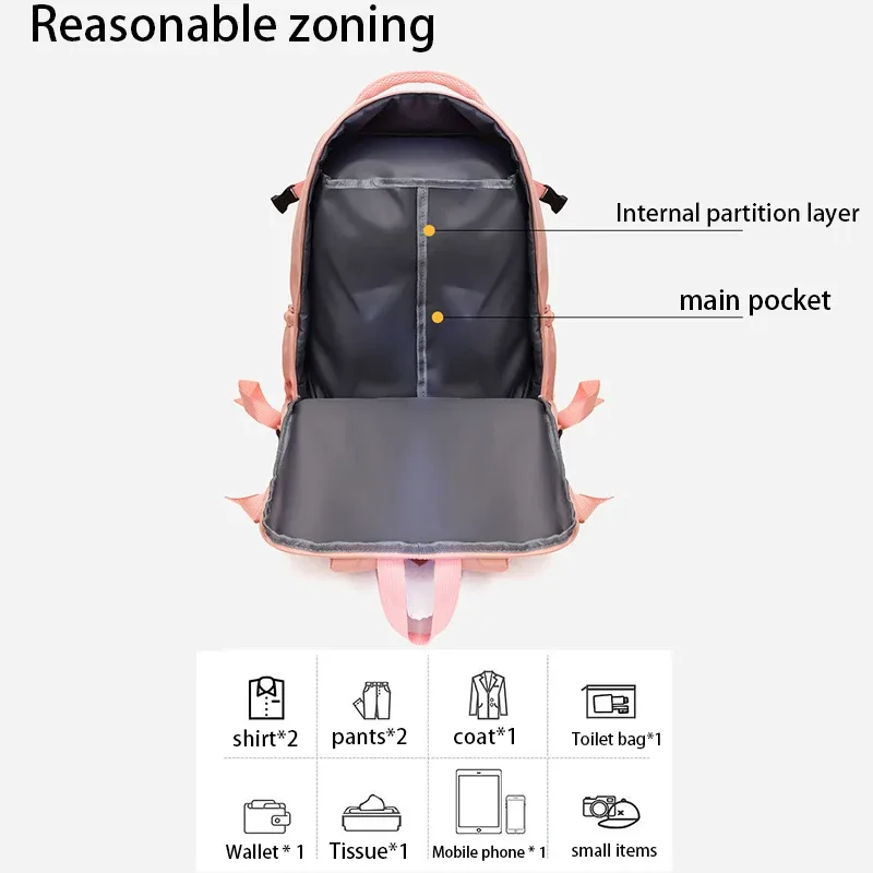 sac à dos pour ordinateur portable résistant à l'eau, polyvalent au quotidien, design unisexe tendance, poches latérales pour bouteille d'eau et petits accessoires