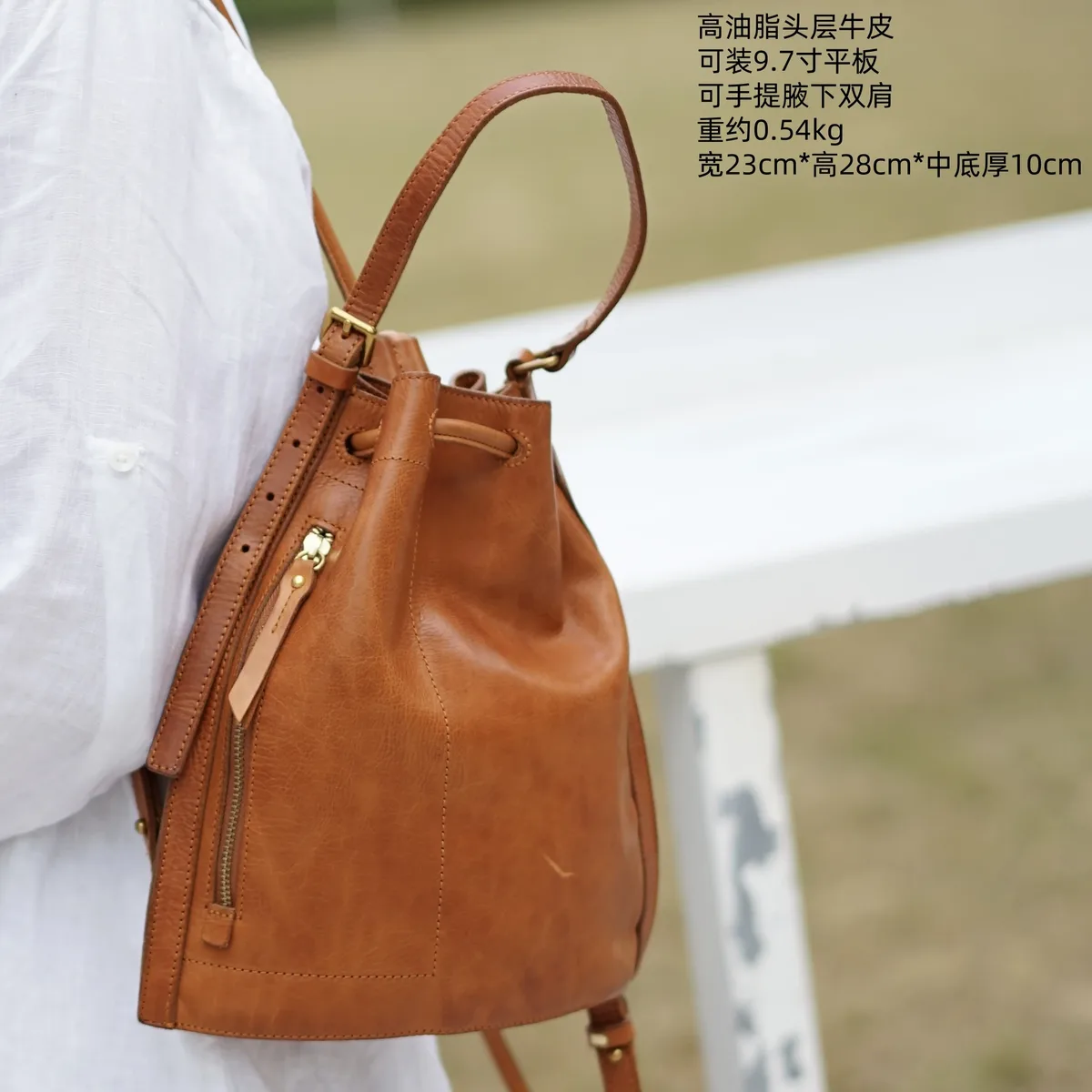 organisateurs vintage designers sacs à dos pour femmes en cuir véritable faits à la main voyage en plein air luxe véritable cuir de vache dames sac à dos