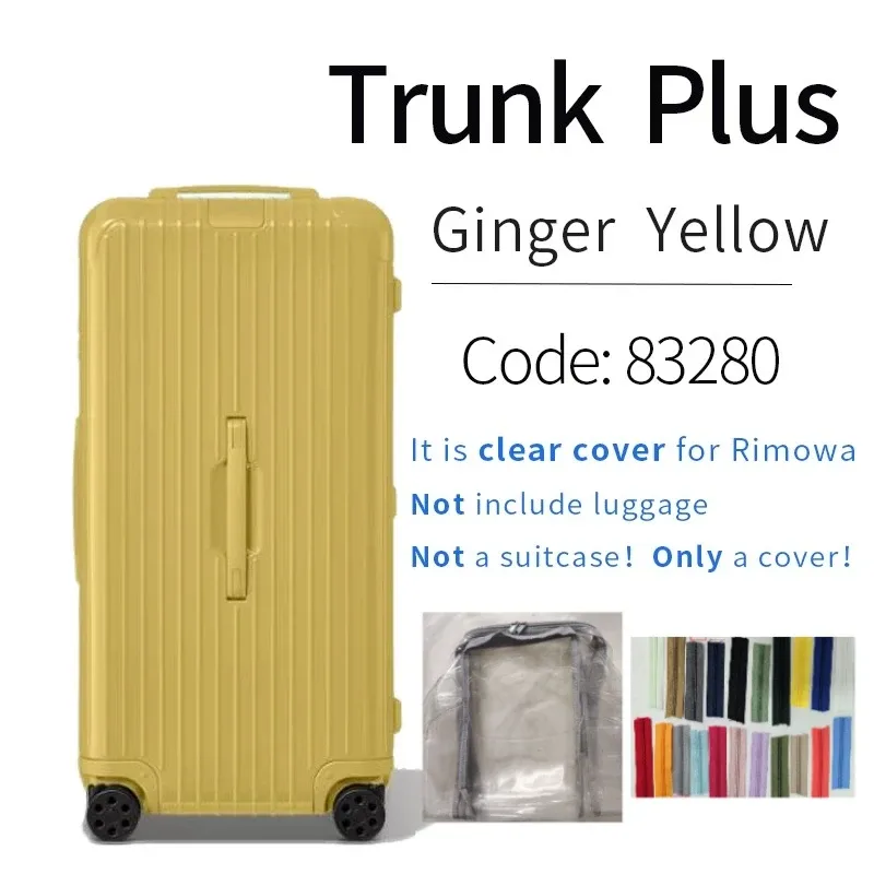 housses transparentes en pvc adaptées aux bagages rim essential 33 pouces, protection de valise de voyage, accessoires transparents, housse de protection anti-rayures