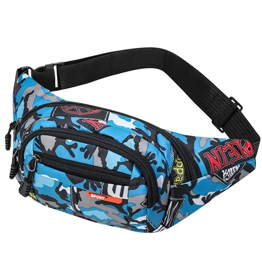 sac banane imperméable de style coréen pour hommes et femmes, sacs en toile de grande capacité, sacs de sport en plein air, poudres de banane, gels