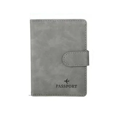 porte-passeport en cuir couvre étui étanche voyage carte de crédit portefeuille mignon passeport livre pour femmes/hommes boucle passeport couverture