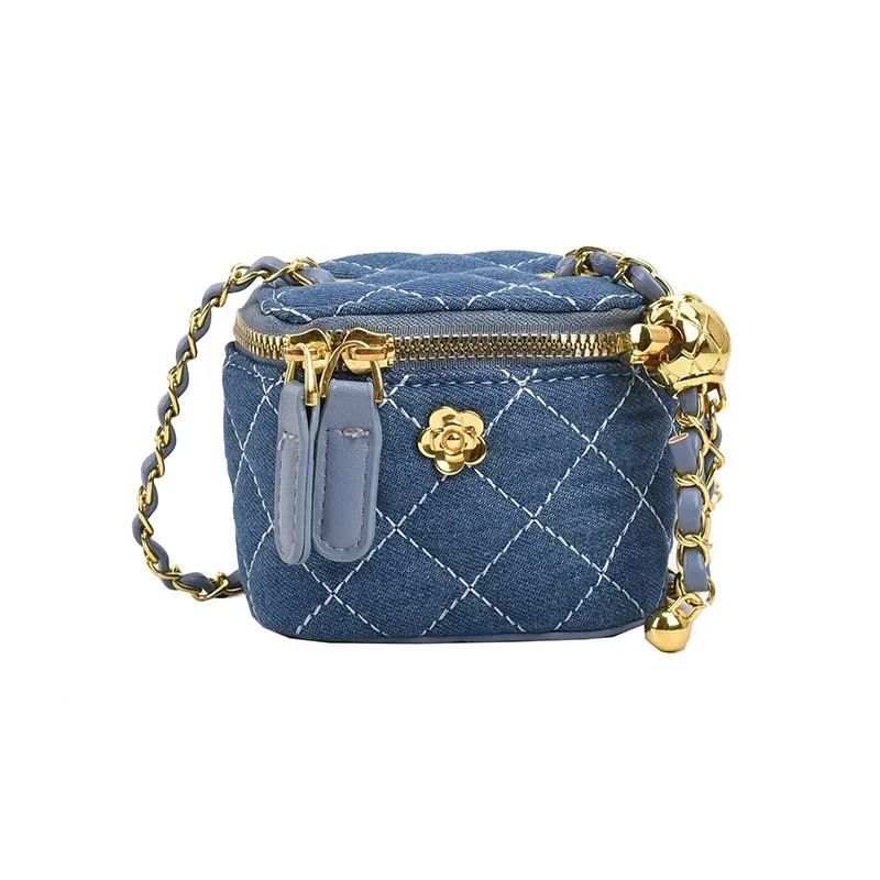 lingge chaîne mini sac à bandoulière femmes chaîne sac à main rétro trajet décoration rouge à lèvres sac à bandoulière sac de dîner sac à main