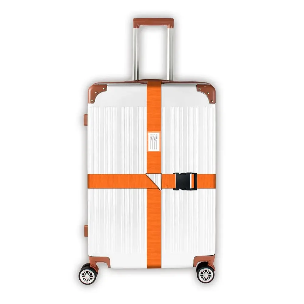 sangle de bagage arc-en-ciel réglable, nom d'autocollant, sangle de bagage, ceinture d'emballage environnemental, accessoires de valise