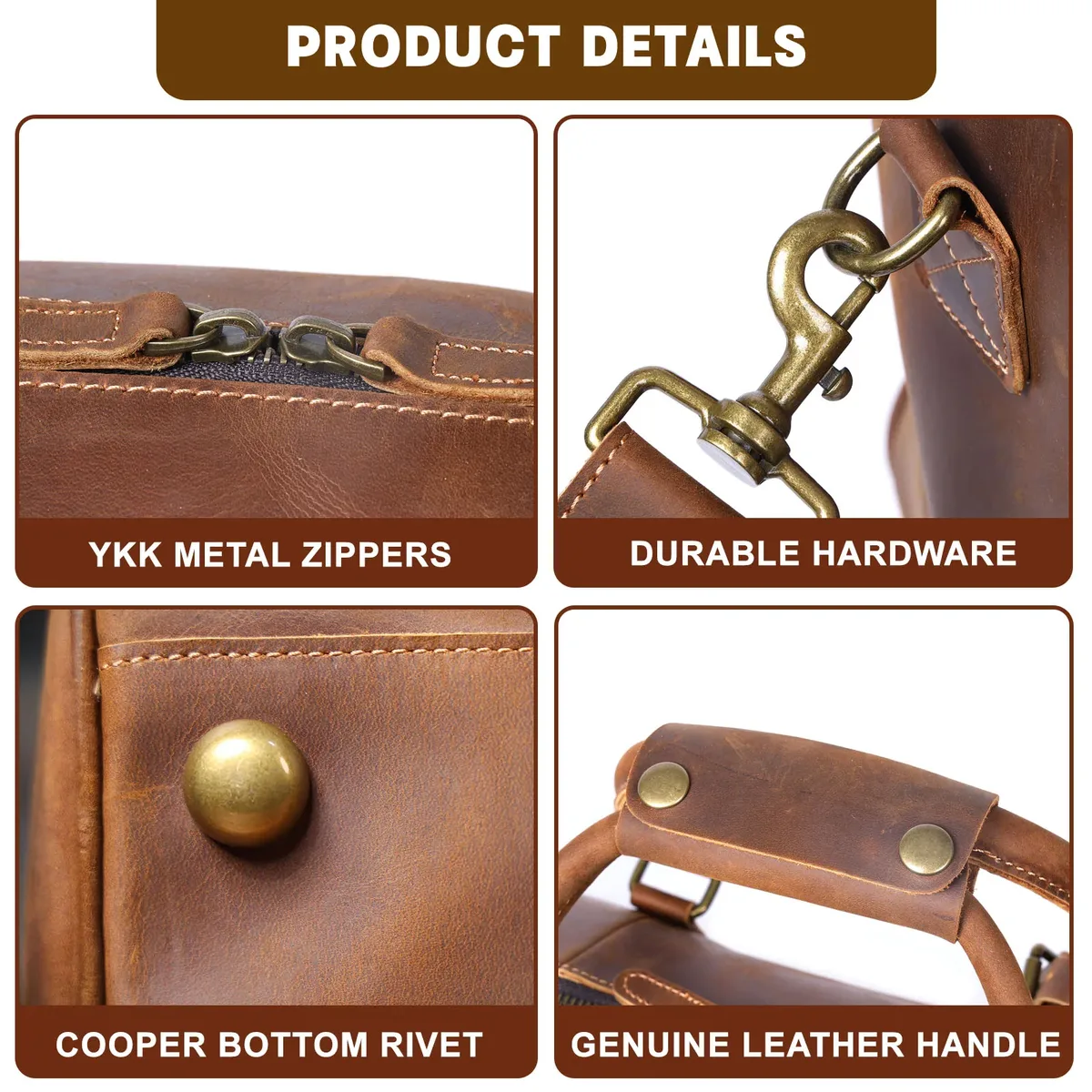 sac de voyage vintage en cuir pleine fleur pour homme s.worker, sac de week-end artisanal
