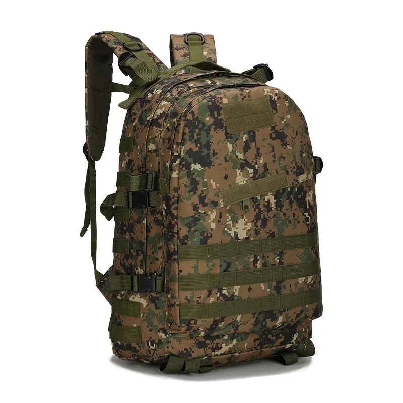 sac dos oxford université vert camouflage poche intérieure fendue ceinture coussin air survie escalade plein air
