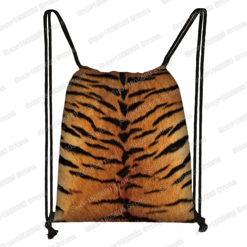 sac à dos en toile pour homme et femme, imprimé tigre, léopard, crocodile, zèbre, strihear, proximité, sac à dos de voyage, porte-chaussures, cartable