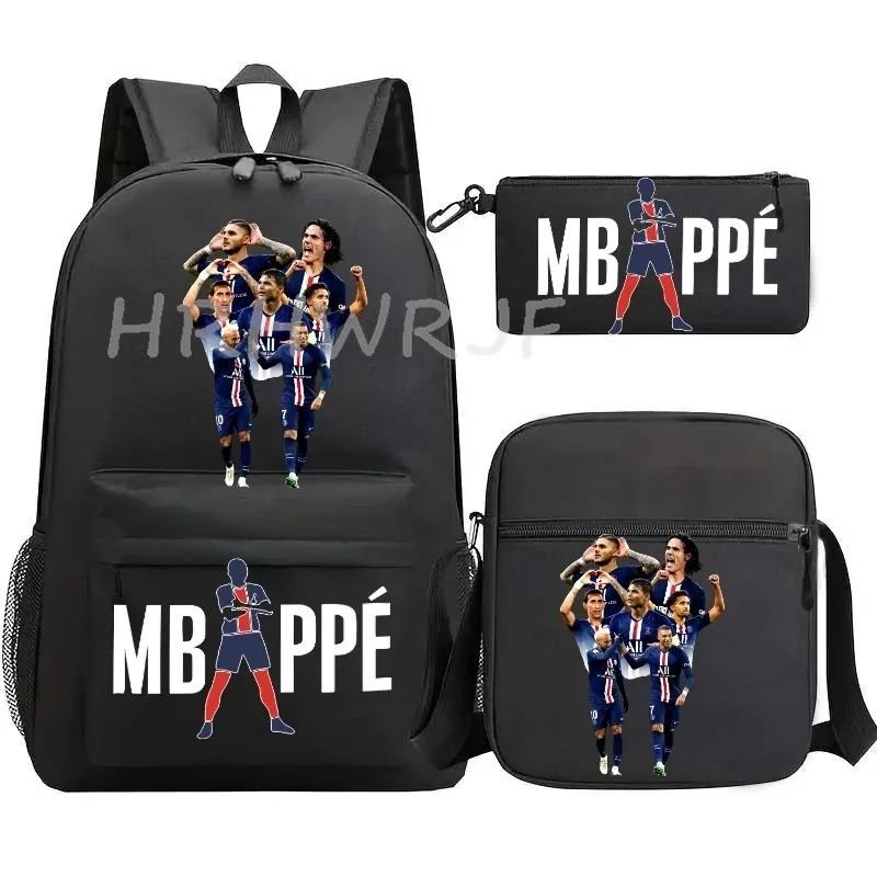 sac à dos m-mbappes pour enfants, cartable de football, sacs d'école de voyage anime pour adolescents, garçons et filles, mochila escolar infantil menino