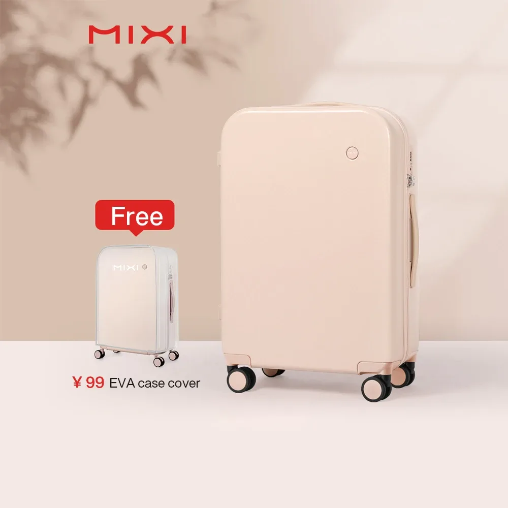 mixi design puristique bagages de voyage roue roulante rigide femmes valise hommes boîtier de chariot 16 20 continuer/grand 22 24 26 28 pouces