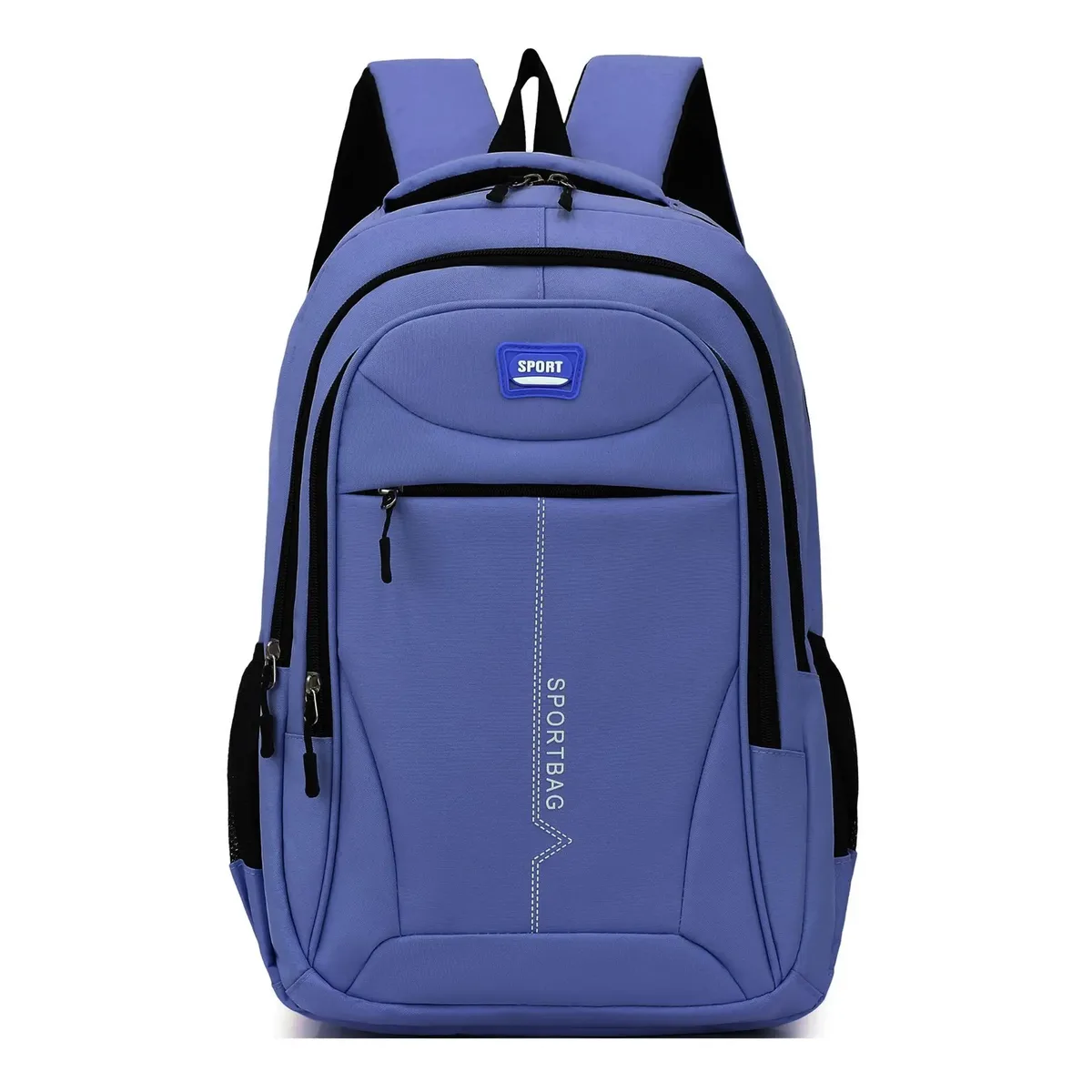 sac à dos pour ordinateur portable avec imprimé lettres, style coréen, décontracté, résistant à l'eau, pour homme et femme, idéal pour l'école, le travail ou les activités de plein air