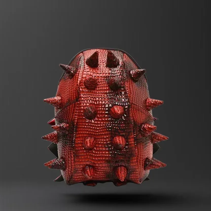 style punk mode conception unique sacs à dos 2025 nouveau hérisson grande capacité sacs style chaud pu personnalité sacs de voyage spike
